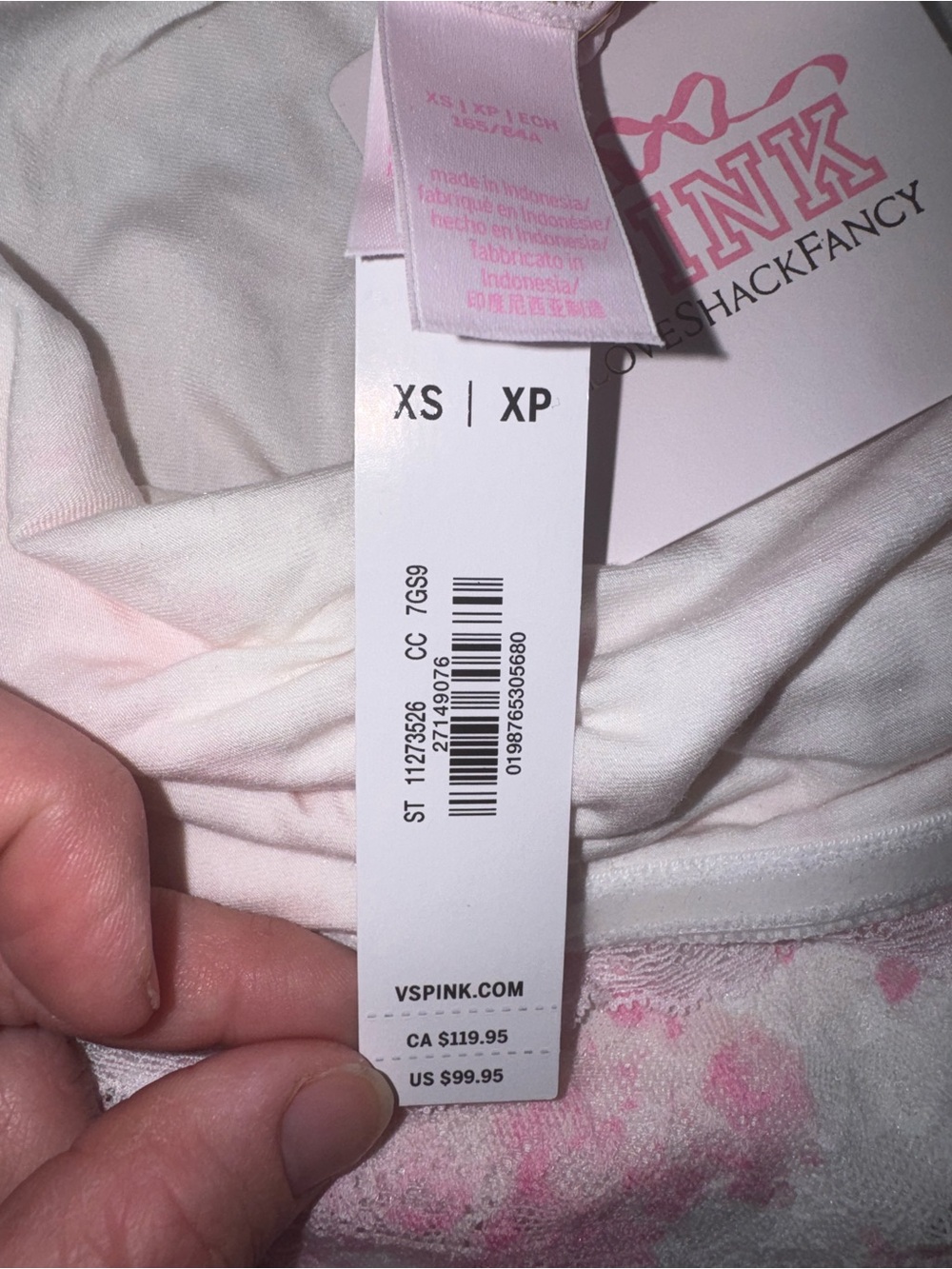 Victoria's Secret PINK x LoveShackFancy Strapless Lace Mini Dress XS NWT - Picture 4 of 11